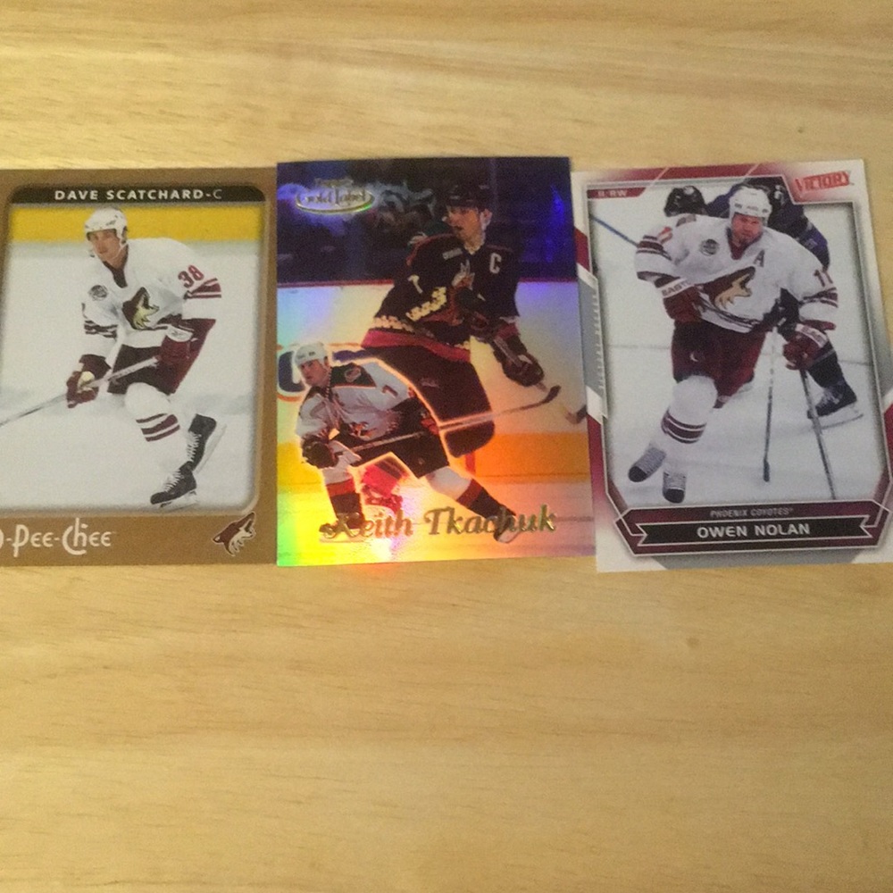 Arizona Phoenix Coyotes NHL Collectible Cards